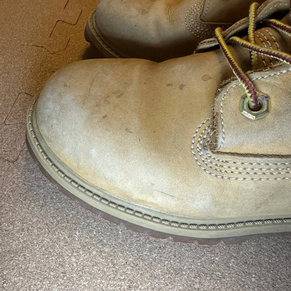 Timberland 6 Inch Premium Waterproof Boots Wheat Leather 12909 Mens 4 M